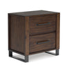 Zumbado Two Drawer Night Stand