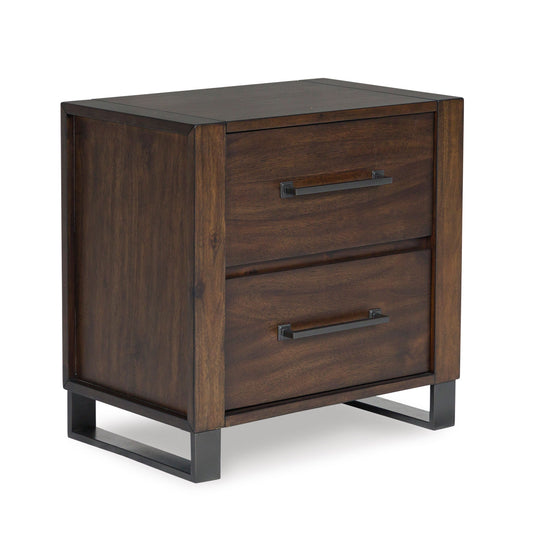 Zumbado Two Drawer Night Stand